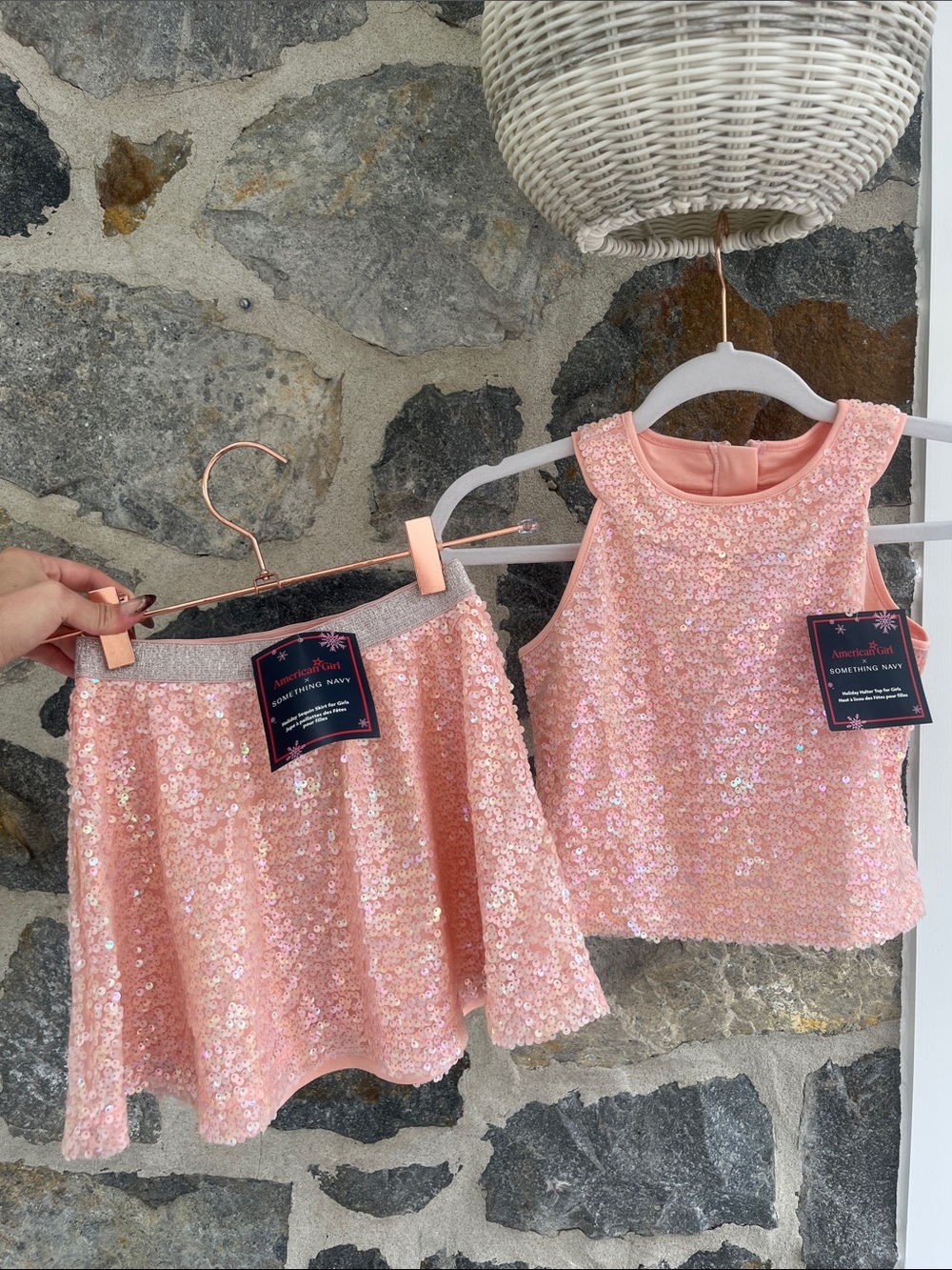 Girls American Girl x Something Navy Holiday Sequin Set